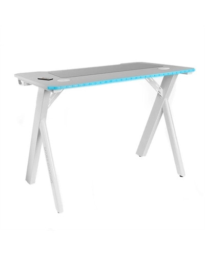 Mars Gaming Escritorio Rgb 100cm alfombri. Blanco
