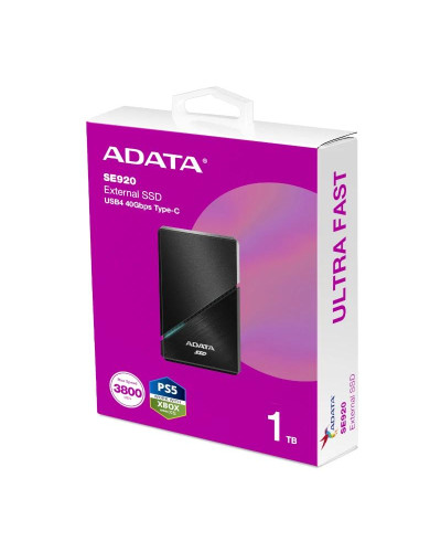 ADATA SE920 SSD Externo 1TB USB4  Negro