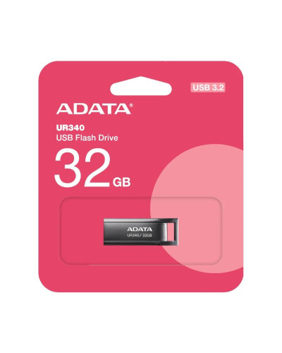 ADATA Lapiz USB UR340 32GB USB 3.2 Metal Black