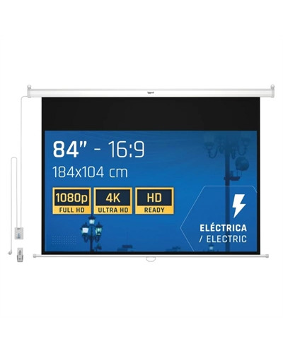 iggual Pantalla eléctrica 16:9 84" 184x104 cm