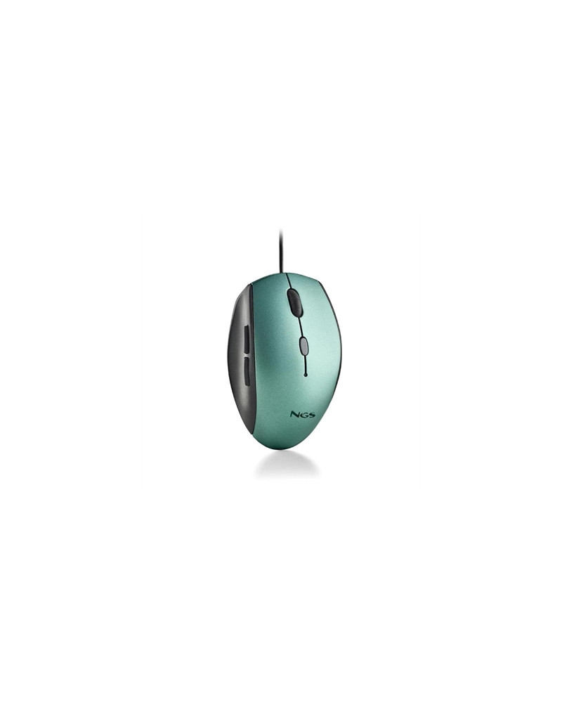 NGS WIRED ERGO SILENT MOUSE + USB TYPE C ADAPT ICE