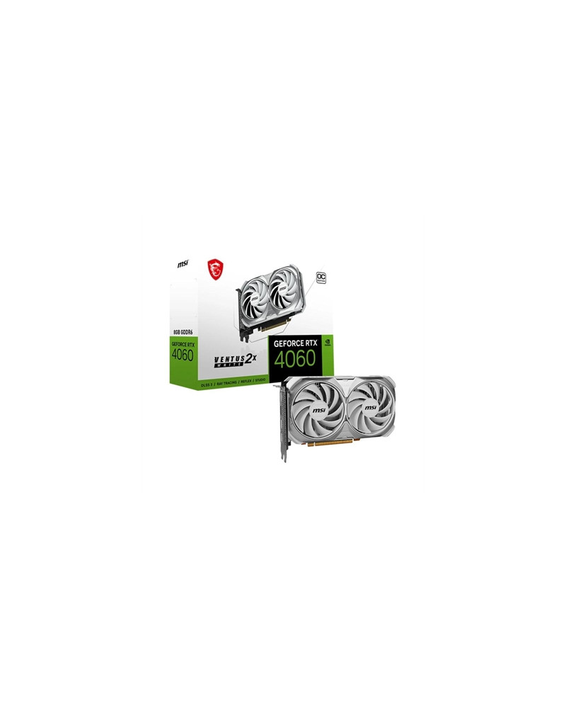 MSI VGA NVIDIA RTX 4060 VENTUS 2X WHITE 8G OC