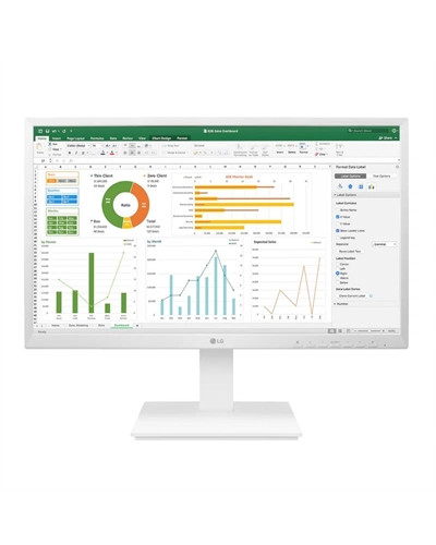 LG 24BK55YP-W Monitor23.8" VGA DVI DP HDMI MM AA B