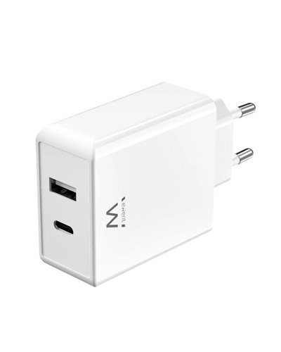 EWENT CARGADOR RÁPIDO USB-C Y USB-A / GAN / 45W