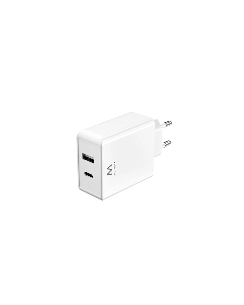 EWENT CARGADOR RÁPIDO USB-C Y USB-A / GAN / 45W
