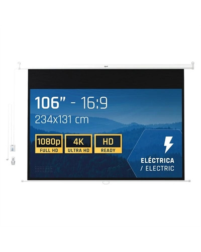 iggual Pantalla eléctrica 16:9 106" 234x131 cm