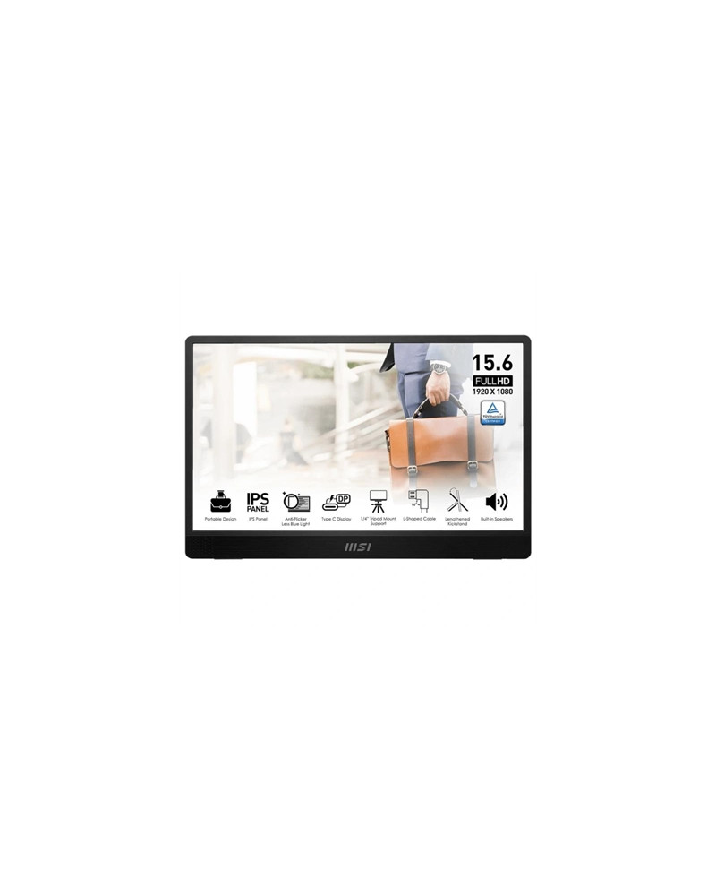 MSI MP161 E2 Monitor15.6"IPS FHD 1ms portátil USBc