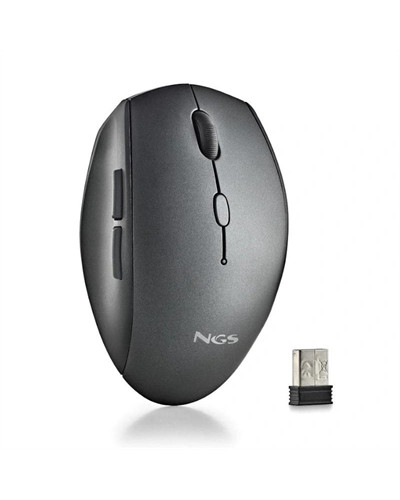 NGS RATON INALAMBRICO CON TECLAS SILENCIOSAS NEGRO