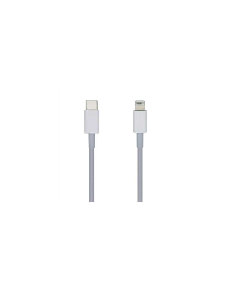Aisens Cable Lightning-M a USB-C 2.0-M blanco 1.0m