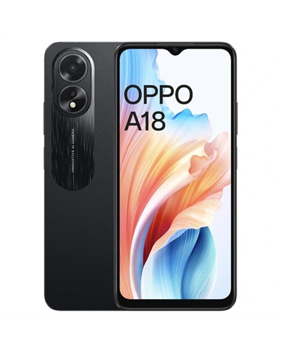 OPPO A18 6.56" HD+ 4GB+4 128GB Glowing Black