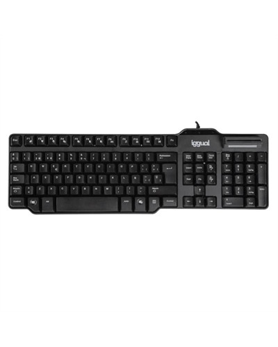 iggual Teclado con lector DNI CK-ID-DNI SMARTcard