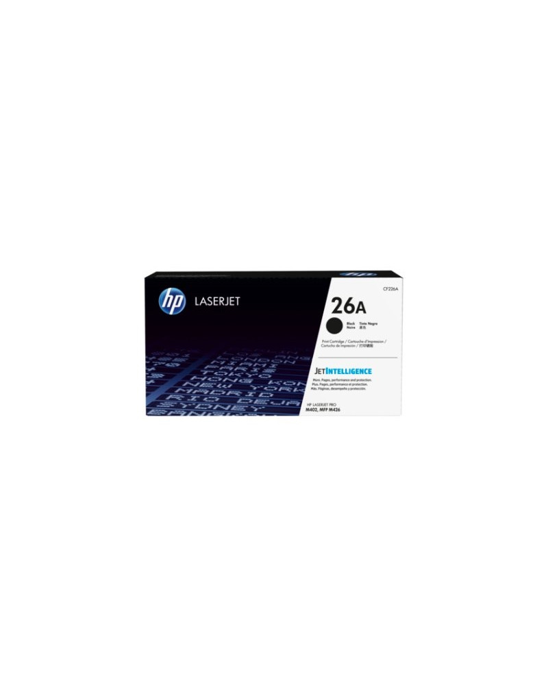 HP Tóner 26A Negro