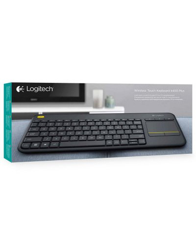 Logitech Teclado K400 920-007137 Plus Touch Negro