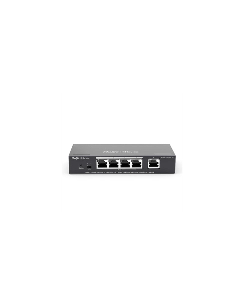 Ruijie Switch 5xGb RJ45 4 PoE/POE+ 54W Steel