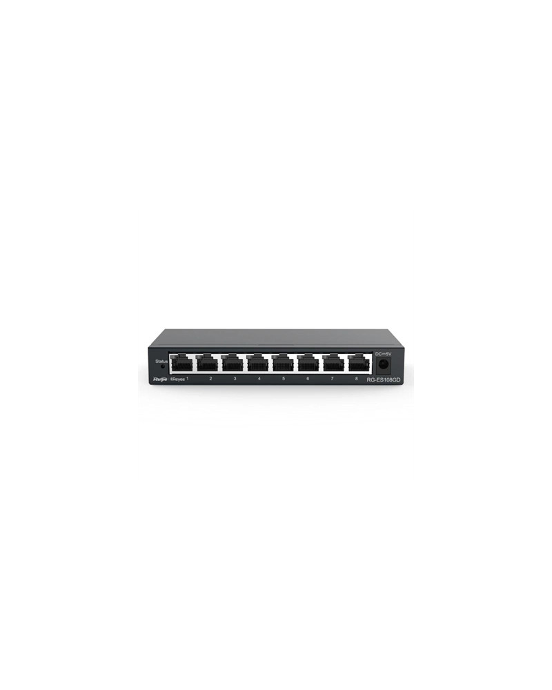 Ruijie Unmanaged Switch 8xGb RJ45 Steel Case