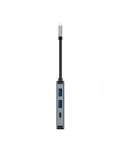 Nanocable Hub USB-C 3xUSB3.0+USB-C+USB-C PD 15cm