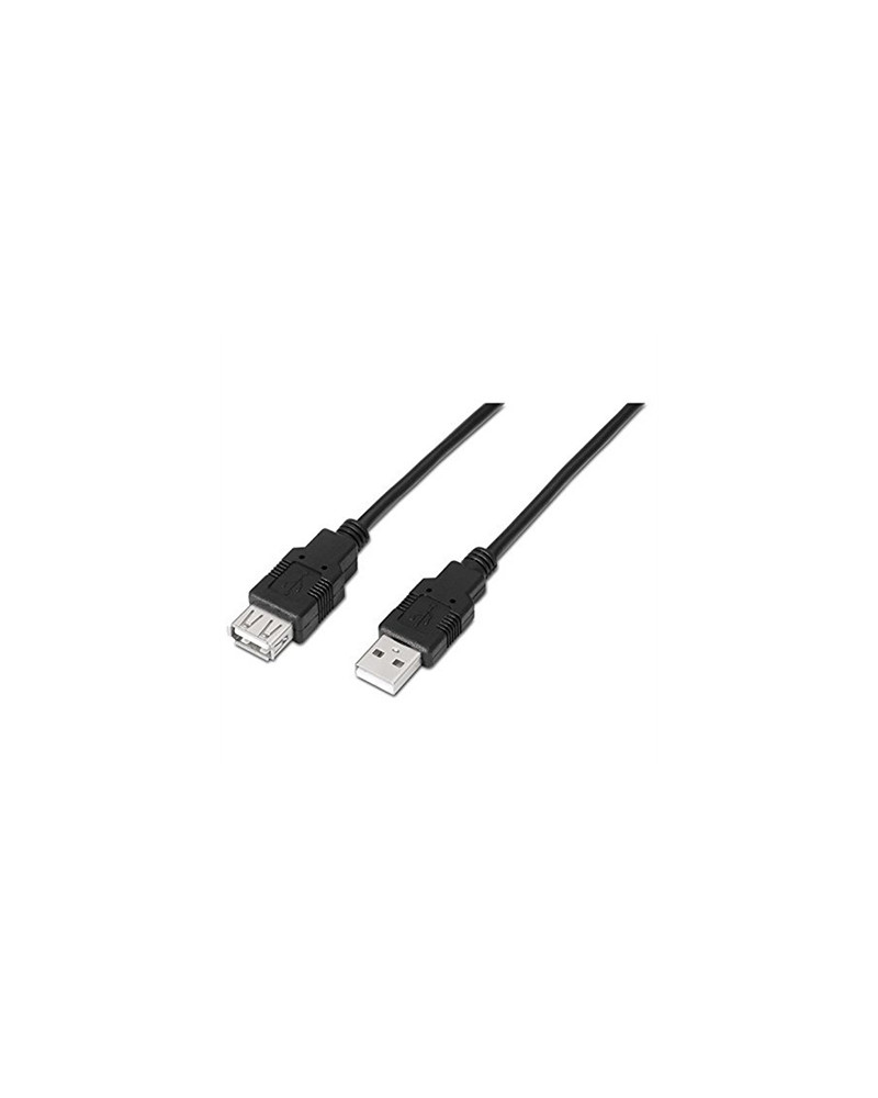 Nanocable Cable USB 2.0 Tipo-A M/H P Negro 1,8 m