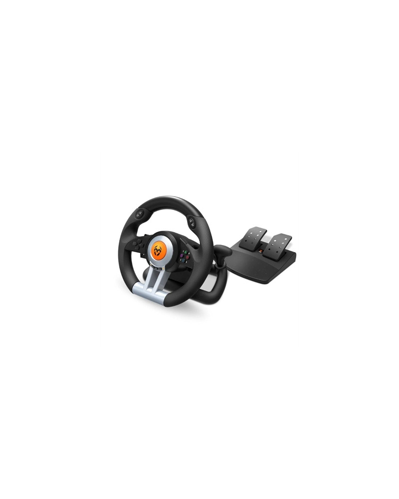 Krom Juego de Volante y pedales K-Wheel Multip.