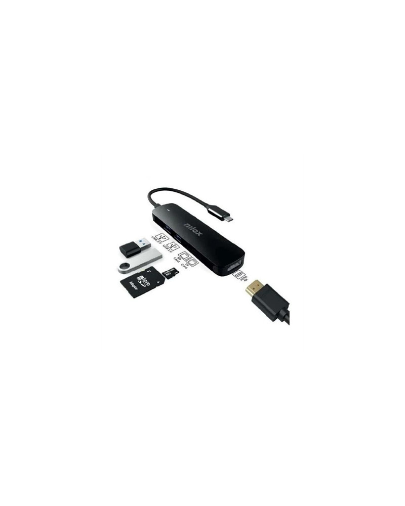 Nilox NXDSUSBC05 Adaptador USB-C 5 en 1