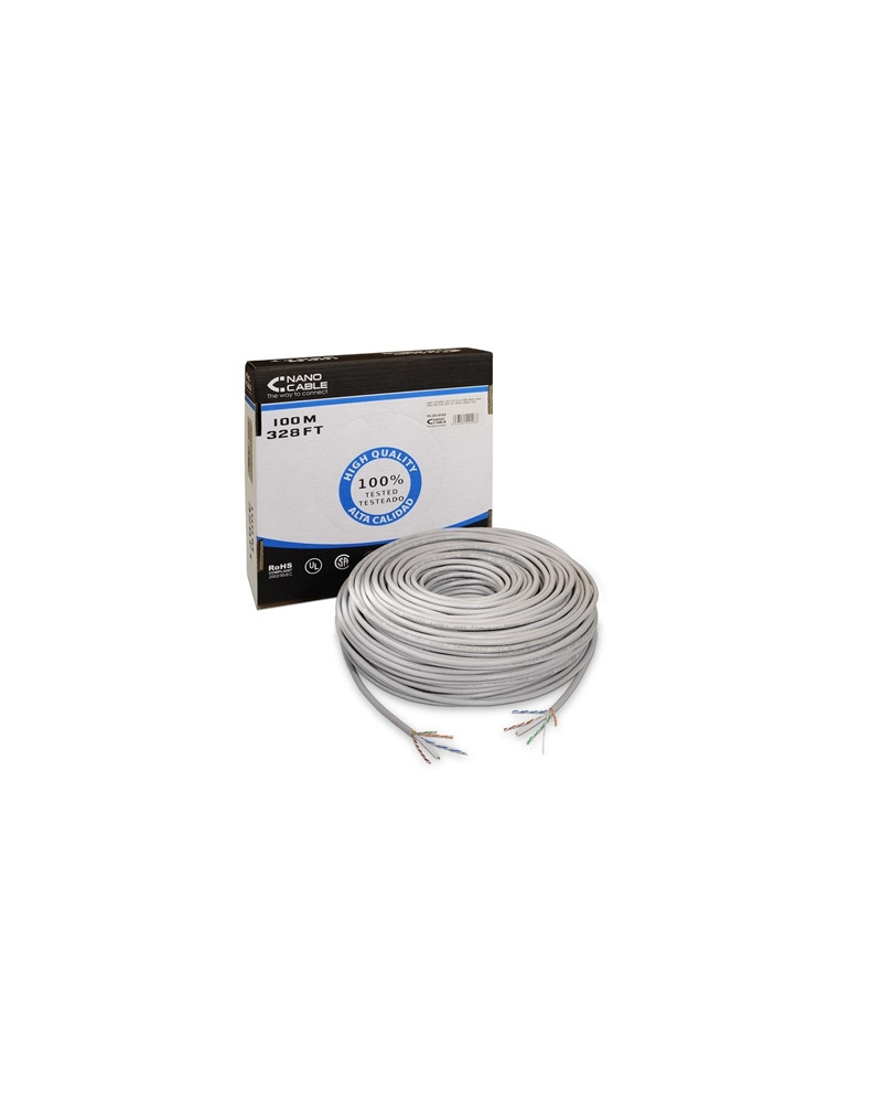 Nanocable Cable Red RJ45 CAT6 UTP Rigido AWG24