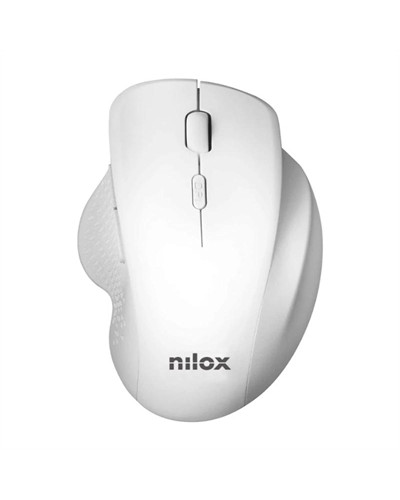 Nilox Ratón Wireless 3200 DPI, 2.4G, Blanco