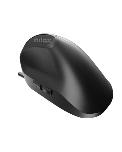 Nilox Ratón Vertical 3600 DPI, 6 botones, negro