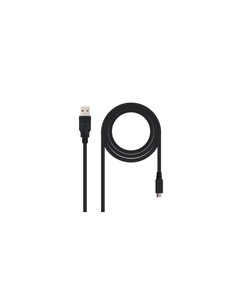 Nanocable Cable USB 2.0 A/M Micro USB B/M 0,8 M