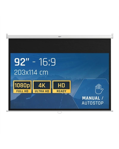 iggual Pantalla manual 16:9 92" 203x114 cm