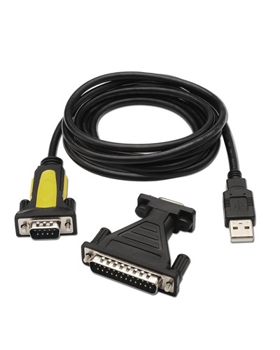 Nanocable Adaptador Usb a Serie  DB9M/25H