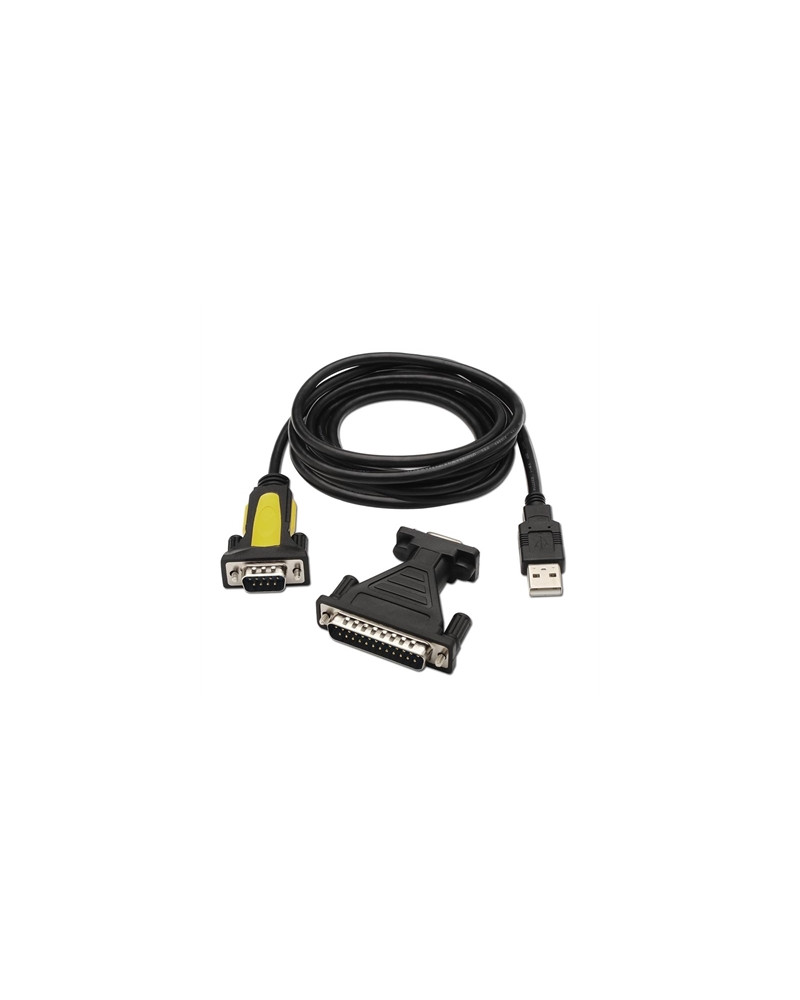 Nanocable Adaptador Usb a Serie  DB9M/25H