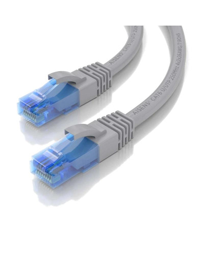 Aisens Cable RJ45 Cat.6 UTP AWG26 CCA Gris 10M