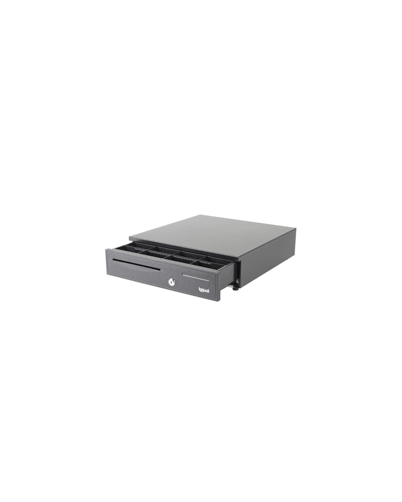 iggual Cajón portamonedas IRON-20 42cm 4+8 negro