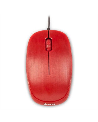NGS Raton óptico Redflame 1000 Dpi Rojo