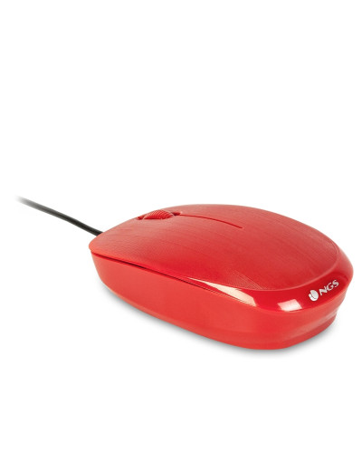 NGS Raton óptico Redflame 1000 Dpi Rojo