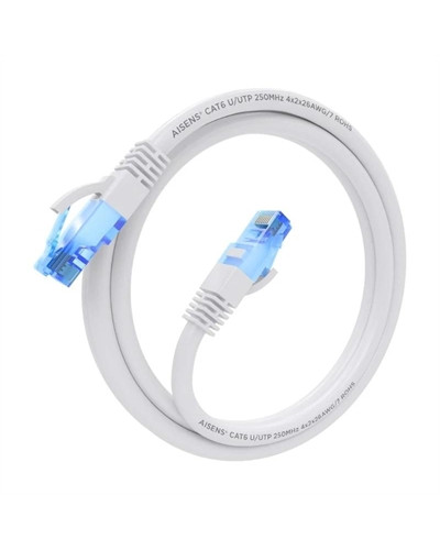 Aisens Cable RJ45 CAT.6 UTP AWG26 CCA Blanco 1.0