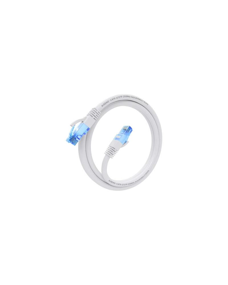 Aisens Cable RJ45 CAT.6 UTP AWG26 CCA Blanco 1.0