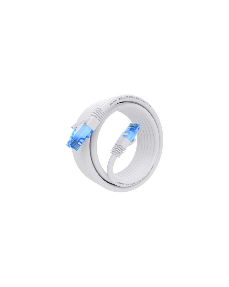 Aisens Cable RJ45 CAT.6 UTP AWG26 CCA Blanco 5.0