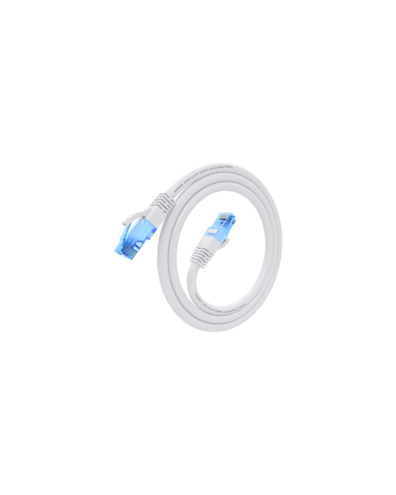 Aisens Cable RJ45 CAT.6 UTP AWG26 CCA Blanco 0.5