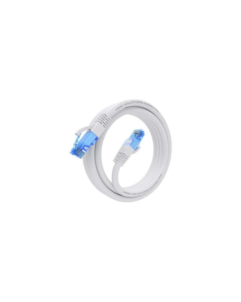 Aisens Cable RJ45 CAT.6 UTP AWG26 CCA Blanco 2.0
