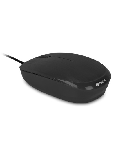 NGS Raton óptico Flame 1000 Dpi Negro