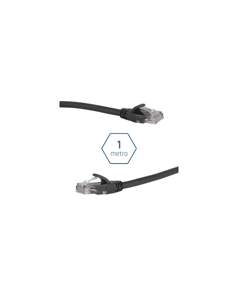 iggual Latiguillo CAT6 UTP LSZH 1 metro negro