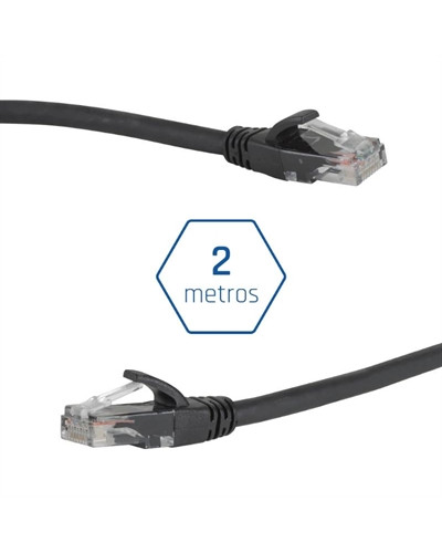 iggual Latiguillo CAT6 UTP LSZH 2 metros negro