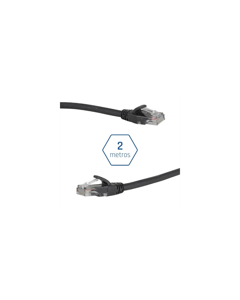 iggual Latiguillo CAT6 UTP LSZH 2 metros negro