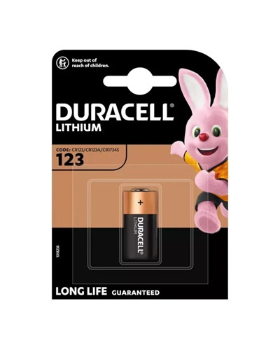 Duracell Ultra Pila Litio CR123A 3V