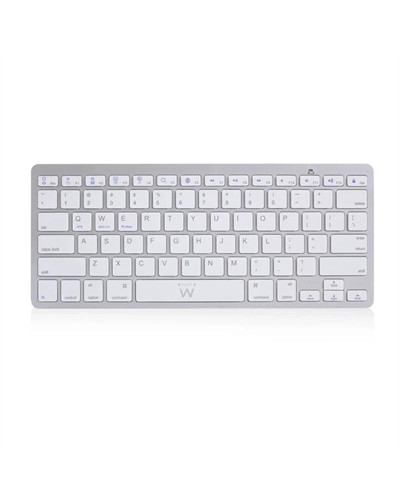 Ewent Teclado Bluetooth iOS/Android/Win Slim Plata