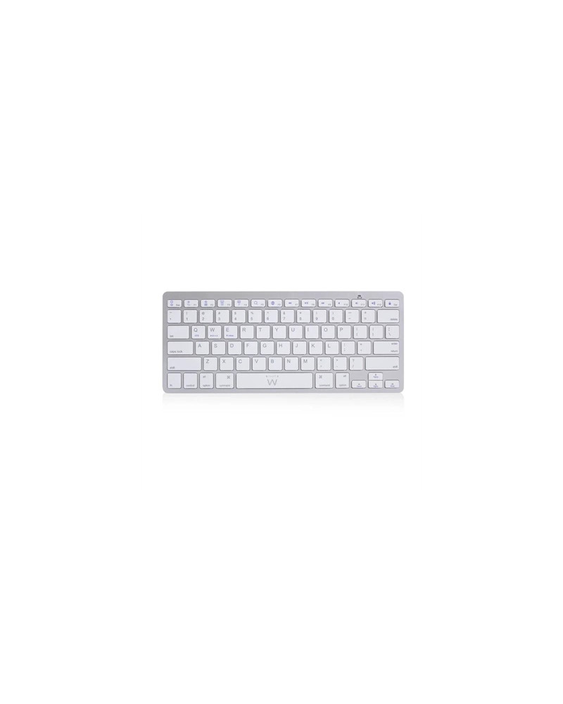 Ewent Teclado Bluetooth iOS/Android/Win Slim Plata