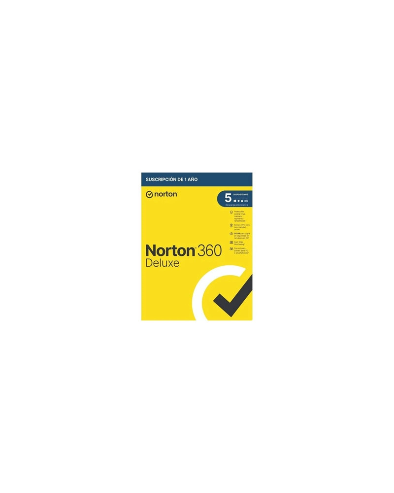 NORTON 360 DELUXE 50GB ES 1L/1A ESD
