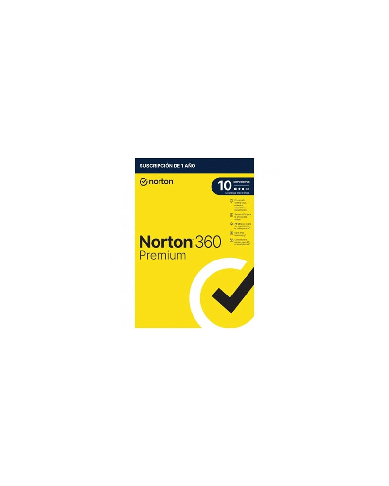 NORTON 360 PREMIUM 75GB ES 1U 10L/1A  ESD
