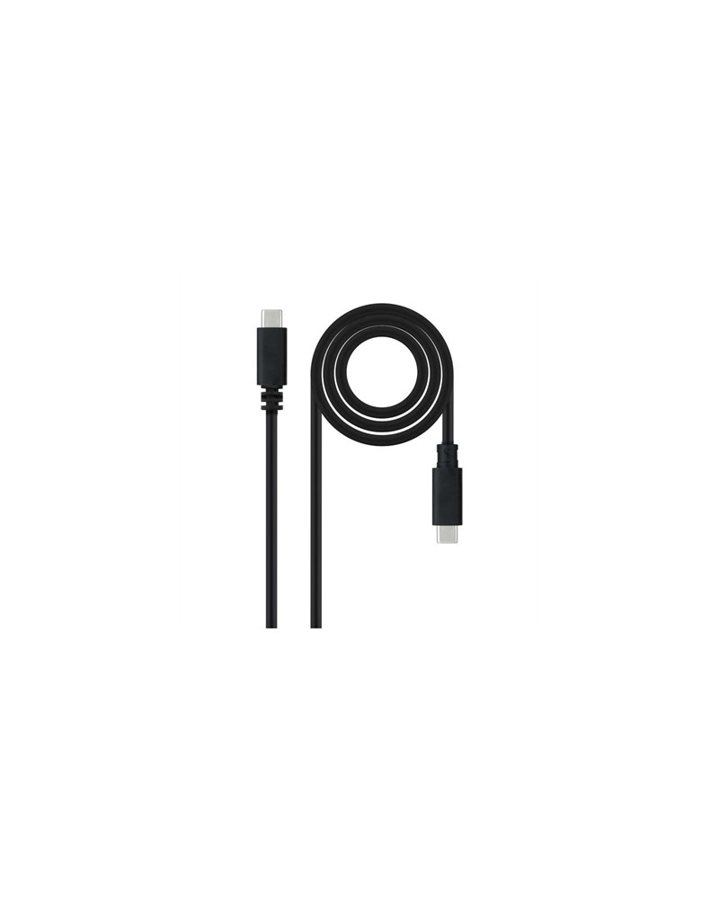 Nanocable Cable USB2.0 3A USB-C/M-USB-C/M 1.5 M