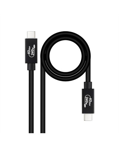 Nanocable Cable USB4 Gen3x2 40Gbps 240W USB-C 1.8M